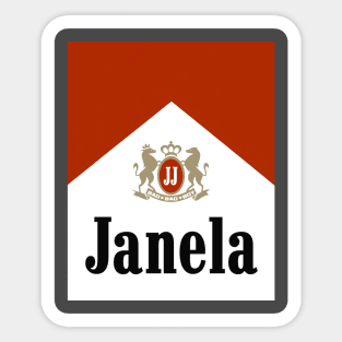 Janela Smokes Sticker